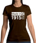 Made In 1915 All British Parts Crown Womens T-Shirt