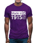 Made In 1915 All British Parts Crown Mens T-Shirt