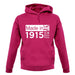 Made In 1915 All British Parts Crown unisex hoodie