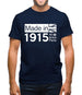 Made In 1915 All British Parts Crown Mens T-Shirt