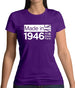 Made In 1946 All British Parts Crown Womens T-Shirt