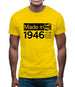 Made In 1946 All British Parts Crown Mens T-Shirt
