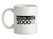 Made In 2000 All British Parts Crown Ceramic Mug