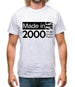 Made In 2000 All British Parts Crown Mens T-Shirt