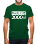 Made In 2000 All British Parts Crown Mens T-Shirt