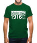 Made In 1916 All British Parts Crown Mens T-Shirt