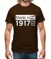 Made In 1917 All British Parts Crown Mens T-Shirt