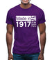 Made In 1917 All British Parts Crown Mens T-Shirt