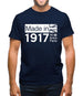 Made In 1917 All British Parts Crown Mens T-Shirt