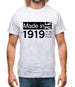 Made In 1919 All British Parts Crown Mens T-Shirt