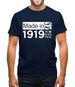 Made In 1919 All British Parts Crown Mens T-Shirt