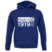 Made In 1919 All British Parts Crown unisex hoodie