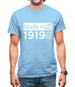 Made In 1919 All British Parts Crown Mens T-Shirt