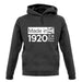 Made In 1920 All British Parts Crown unisex hoodie