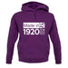 Made In 1920 All British Parts Crown unisex hoodie