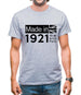 Made In 1921 All British Parts Crown Mens T-Shirt