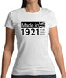 Made In 1921 All British Parts Crown Womens T-Shirt