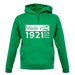Made In 1921 All British Parts Crown unisex hoodie