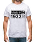 Made In 1922 All British Parts Crown Mens T-Shirt