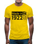 Made In 1922 All British Parts Crown Mens T-Shirt