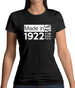 Made In 1922 All British Parts Crown Womens T-Shirt