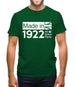 Made In 1922 All British Parts Crown Mens T-Shirt