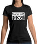 Made In 1926 All British Parts Crown Womens T-Shirt