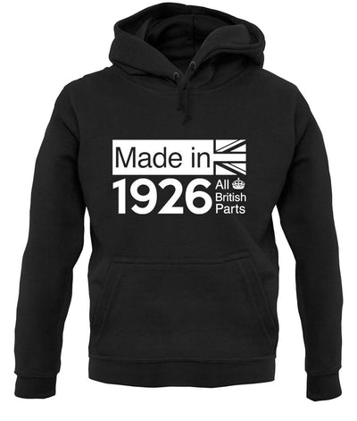 Made In 1926 All British Parts Crown unisex hoodie