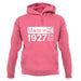 Made In 1927 All British Parts Crown unisex hoodie