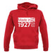 Made In 1927 All British Parts Crown unisex hoodie
