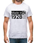 Made In 1928 All British Parts Crown Mens T-Shirt