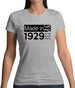 Made In 1929 All British Parts Crown Womens T-Shirt