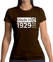 Made In 1929 All British Parts Crown Womens T-Shirt