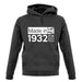 Made In 1932 All British Parts Crown unisex hoodie