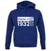 Made In 1932 All British Parts Crown unisex hoodie