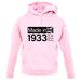 Made In 1933 All British Parts Crown unisex hoodie