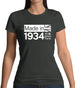 Made In 1934 All British Parts Crown Womens T-Shirt