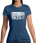 Made In 1935 All British Parts Crown Womens T-Shirt