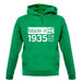 Made In 1935 All British Parts Crown unisex hoodie