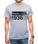 Made In 1936 All British Parts Crown Mens T-Shirt