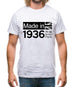 Made In 1936 All British Parts Crown Mens T-Shirt