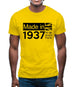 Made In 1937 All British Parts Crown Mens T-Shirt