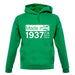 Made In 1937 All British Parts Crown unisex hoodie