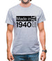 Made In 1940 All British Parts Crown Mens T-Shirt