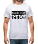 Made In 1940 All British Parts Crown Mens T-Shirt
