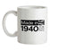 Made In 1940 All British Parts Crown Ceramic Mug