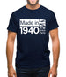 Made In 1940 All British Parts Crown Mens T-Shirt