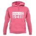 Made In 1941 All British Parts Crown unisex hoodie