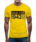 Made In 1942 All British Parts Crown Mens T-Shirt