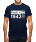 Made In 1942 All British Parts Crown Mens T-Shirt